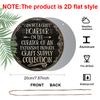 [Vintage Wall Sign] 2D Flat, 1pc Vintage Wall Sign "I'm Not a Hoarder, I'm a Curator" Funny Quote Metal Plaque, Vintage Distressed Black Print with