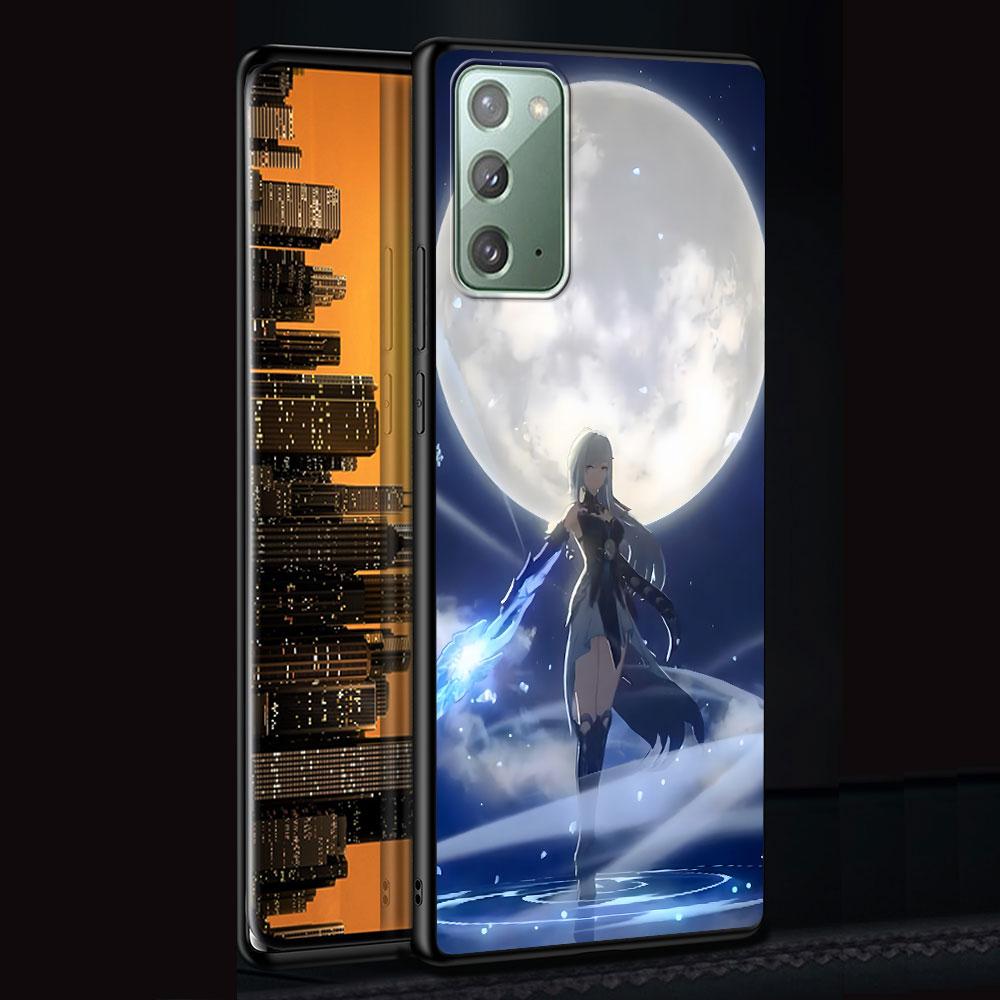 Чехол Jing Liu Honkai Star Rail для Samsung Galaxy Note 10 Plus 20 Ultra 9 8, чехол из ТПУ для телефона, черный мягкий корпус, Funda Capa