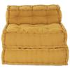 Modular Sofa Element Yellow 70x70x54 cm Fabric