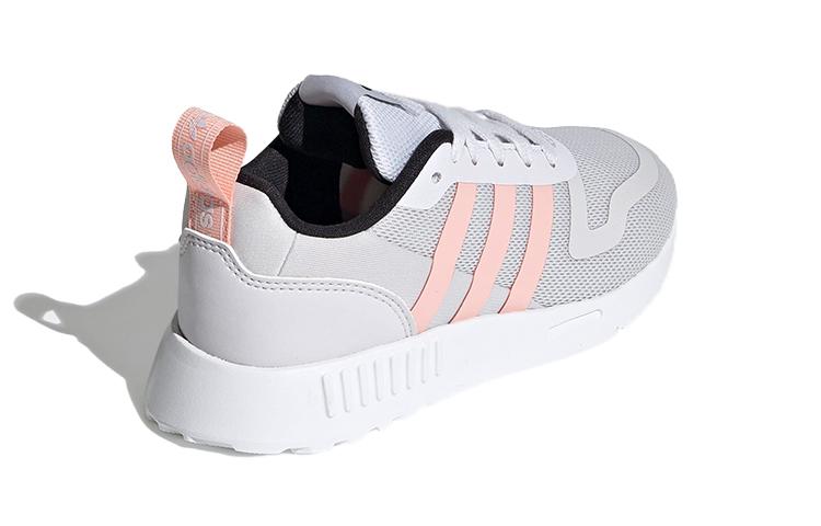 Adidas Originals Multi Slip Resistant Low top Kids' Running Shoes Gray Pink Children Aged 3 7 Years Old FX6401
