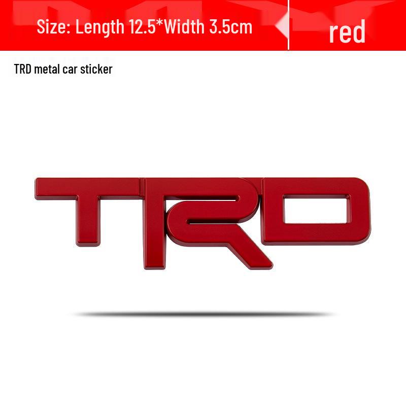 Compatible with Toyota Reiz, Camry, TRD, and Avalon stickers, emoticons, and metal emblems.