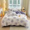 Flower Botanical Duvet Cover Set 3pcs Floral Bedding Set for Kids and Adults Comforter Covers Pillowcases, Washable Home Textil