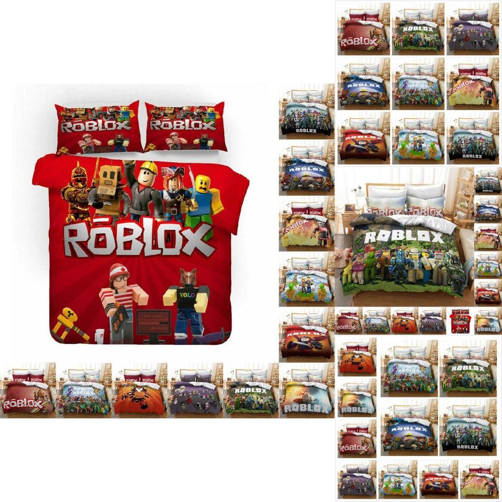 3D Мультяшное Аниме Набор Пухового Одеяла Высококачественная Цифровая Печать 3 Предмета Комплект Постельного Белья Студенческое Постельное Белье Пододеяльник Наволочки