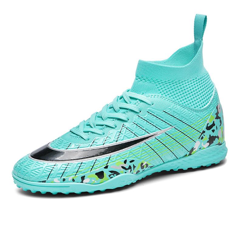 Футбольные бутсы мужские с низким верхом, бесшовные, с плетеным ворсом, для молодежи, с шипами, искусственные тренировочные бутсы