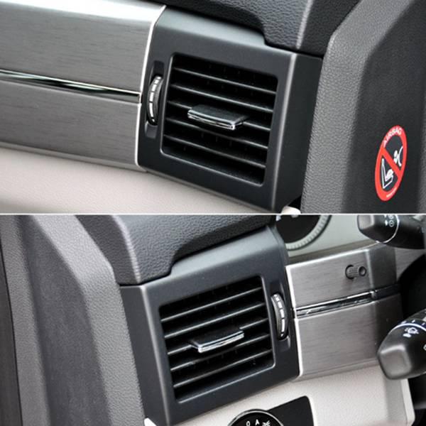 Black ABS Dashboard Air Vent Grille Cover Compatible with Mei Cars