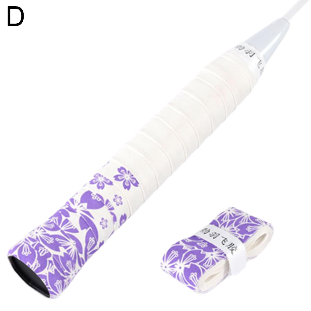 Обергрип для бадминтонной ракетки «Лепестки сакуры», нескользящий, влагопоглощающий, противоскользящий, латексный амортизирующий грип-лента для бадминтона, сквоша