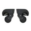 2 Pieces Luggage Suitcase Wheels Spare Parts Silent Black Wear Resistant Smooth Travel Trunk Casters