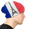 Шапки с флагом Франции Skullies, шапки для женщин унисекс, уличная зимняя теплая вязаная шапка для взрослых, французские шапки с Эйфелевой шляпой La Tour