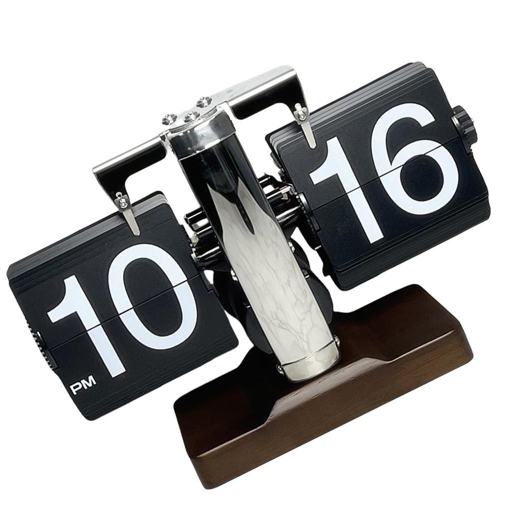 Классические цифровые часы с откидными цифрами, работающие от батареек, настольные механические часы с большим дисплеем для удобного просмотра