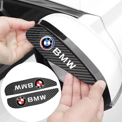 2 шт. Наклейка на зеркало заднего вида автомобиля, козырек от дождя для BMW 50th Kith 5 Series F20 E39 F10 F30 E90 E46 E60 G60 X5 E87 F11 G20 G32 G30