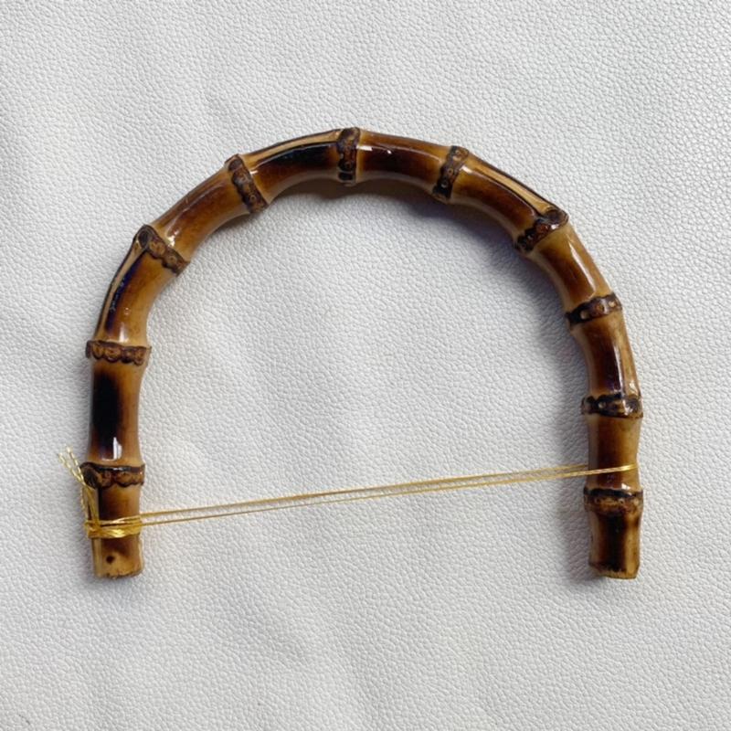 Ручка для сумки ручной работы, DIY Натуральная ручка-ремень для сумки, Аксессуары, Ручки из бамбука натурального цвета с гладкой поверхностью, Ручка для бамбуковых сумок