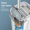 Mops with Bucket Thickened Mop Clear Water Separation Lazy No Hand-Washing Squeeze Automatic Dewatering Broom Floor Cleaning Mop