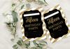 Darling Souvenir Black Birthday Invitation Card Printable Elegant Fill or Write In Blank Party приглашает 28 шт. 5x7