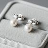 Maison De She Moissanite Earrings Wrap Diamond Pearl Ensemble