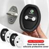 4Pcs Car Door Stopper Cover Door Lock Protective Covers For Octavia Superb Rapid Kodiaq Karoq Fabia Kamiq Roomster Citigo