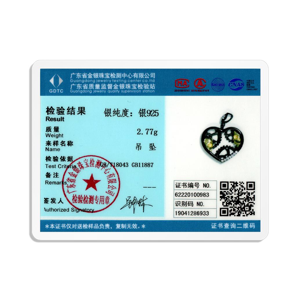 Skeleton Time Gear Wheel Skull Pendants for Necklace Real 925 Sterling Silver CZ Necklaces Castle Pendant Jewelry for Women Fashion Halloween Gift