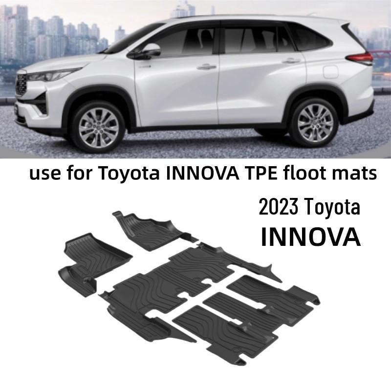 2023 Toyota INNOVA RHD Коврики в салон - TPE, Экологичные, Без запаха, Водонепроницаемые, Износостойкие, Противоскользящие