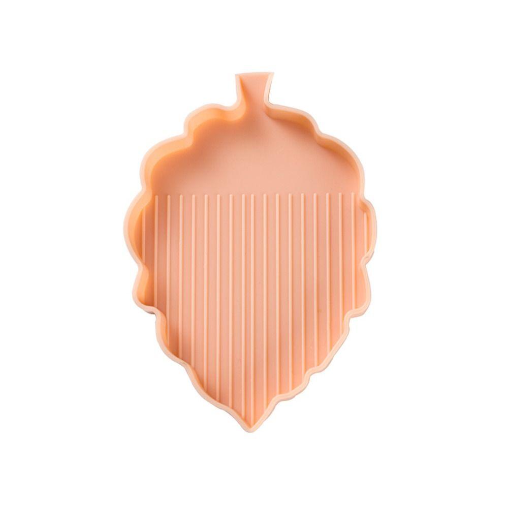 3Pcs Leaves-Shaped Diamond Painting Drill Tray Cross Stitch Tools Beading Plates Nail Art