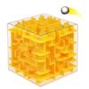 Металлический шар, обучающая головоломка для детей и взрослых, 6 см, 3D-лабиринт, куб, игрушка, игра для детей