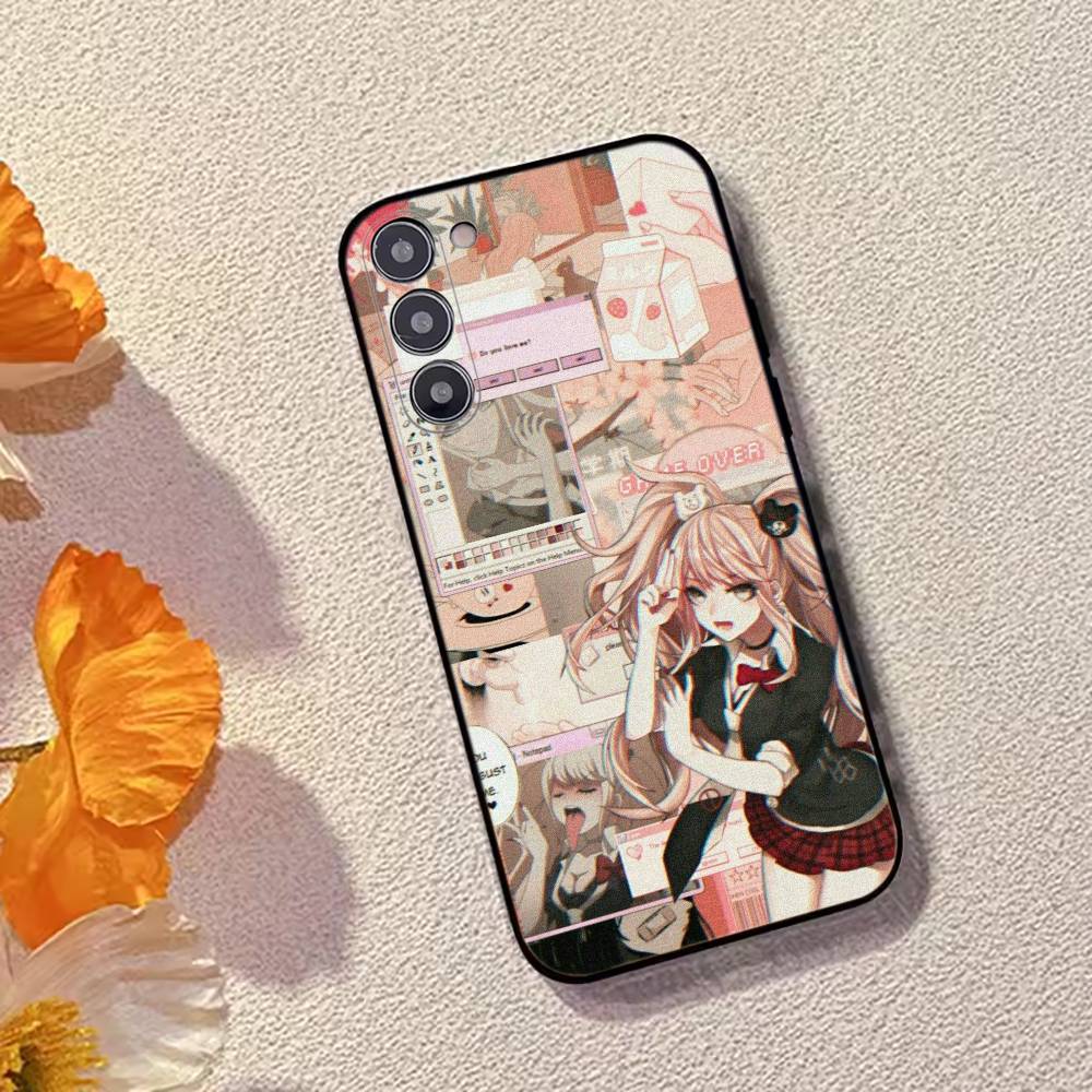 Чехол для телефона D-Danganronpa Game Junko Enoshima для Samsung Galaxy A73, A72, A71, A70, A53, A52, A51, Другие Мягкий Черный Чехол