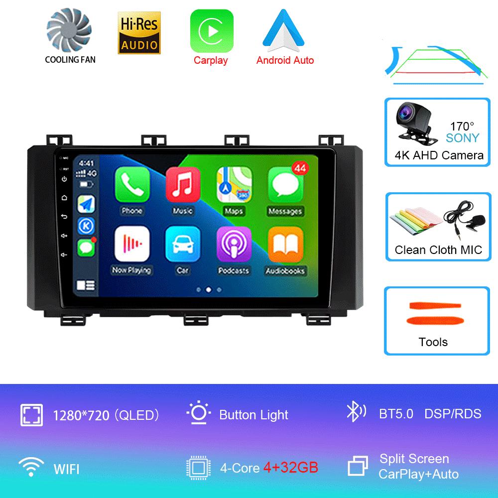 Автомобильный радиоприемник Android 14 Carplay Auto 2K экран мультимедийный проигрыватель для SEAT Ateca Cupra 2016 - 2021 2 Автомагнитола стерео 2din головное устройство