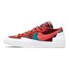 Кроссовки KAWS x sacai x Blazer Low Team Red Унисекс Горячая Лава Белый DM7901-600