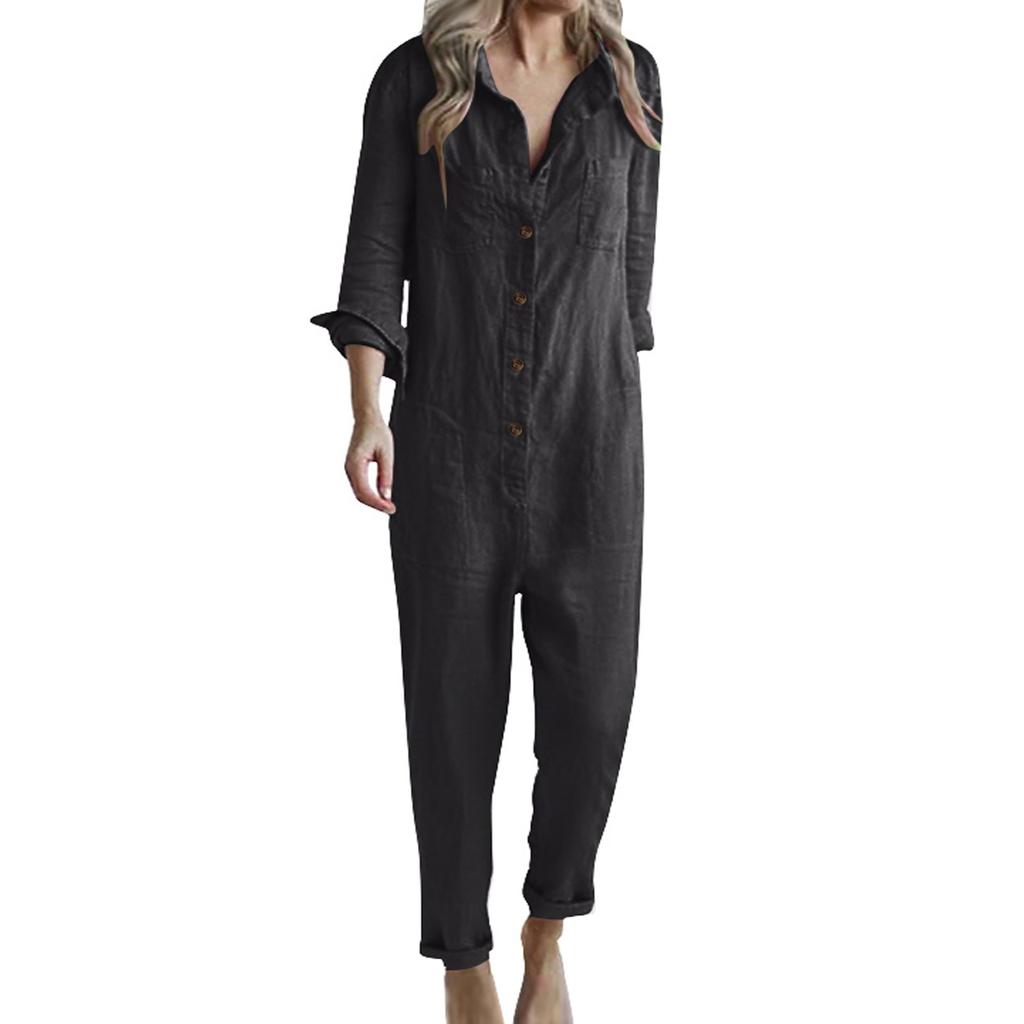 Women's Elegant Fashion Sleeveless Wide Leg Formal Casual With Pockets Jumpsuit