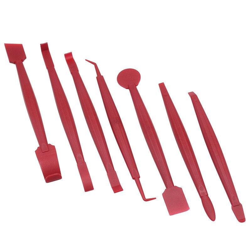 7pcs Car Film Wrap Tool Kit Car Vinyl Wrap Window Tint Film Tool Kit Vehicle Stickers Install Squeegee Set Scraper Car Accessori