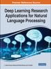 Книга Deep Learning Research Applications for Natural Language Processing