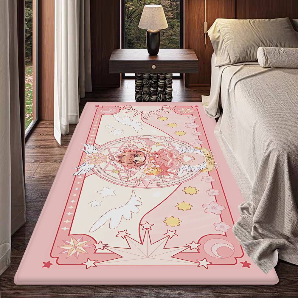 Коврик для пола Cardcaptor Sakura в стиле INS, мягкий, для спальни, дома, коврик для прачечной, противоскользящий, бытовой ковер