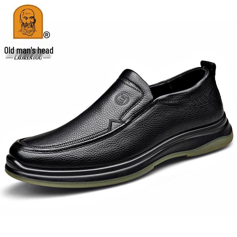 Мужские Мокасины для Вождения из Натуральной Кожи в Стиле Business Casual - Мягкая Износостойкая Коровья Кожа и Подошва