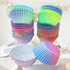 Vivi Bakie Muffin Cups, 100-Count, 4 Colors, Disposable Paper Cups for Baking, Greaseproof Paper Cups, Ideal for Cupcakes, Lunch Boxes, and Confection