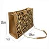 Women'S Bag Xiaoxiangfeng Leather Leopard Print Horse Fur Integrated Shoulder Messenger Bag Tote Bag