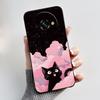 Для Oukitel C59 Чехол Oukitel C59 Pro Обложка Роскошный Милый Любовь Кролик Забавный Узор Черный ТПУ Мягкий Силикон Защитный Чехол для Телефона