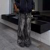 Women's American Retro Graffiti Silhouette Wide-Leg Jeans