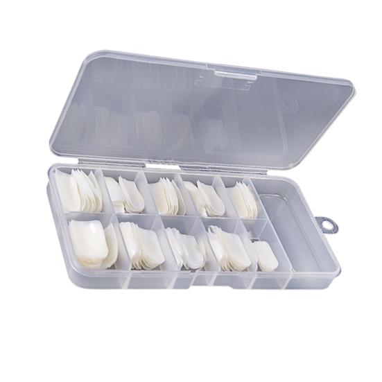 100 Pcs in 1 Set Manicures Tool French Nail Tip Acrylic 100 Pcs