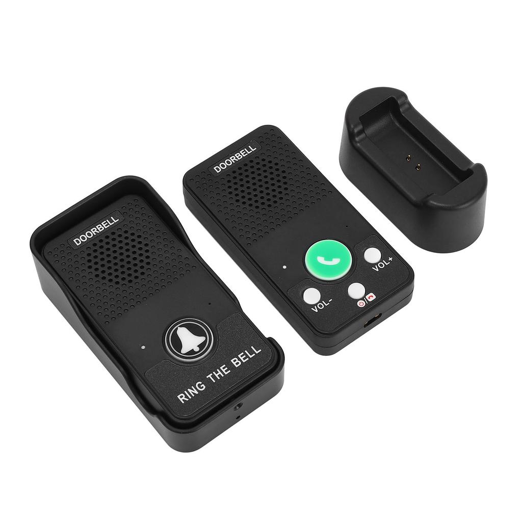 Интерком беспроводной дверной звонок радиус действия 1000 футов 8 уровней громкости водонепроницаемый перезаряжаемый аккумулятор