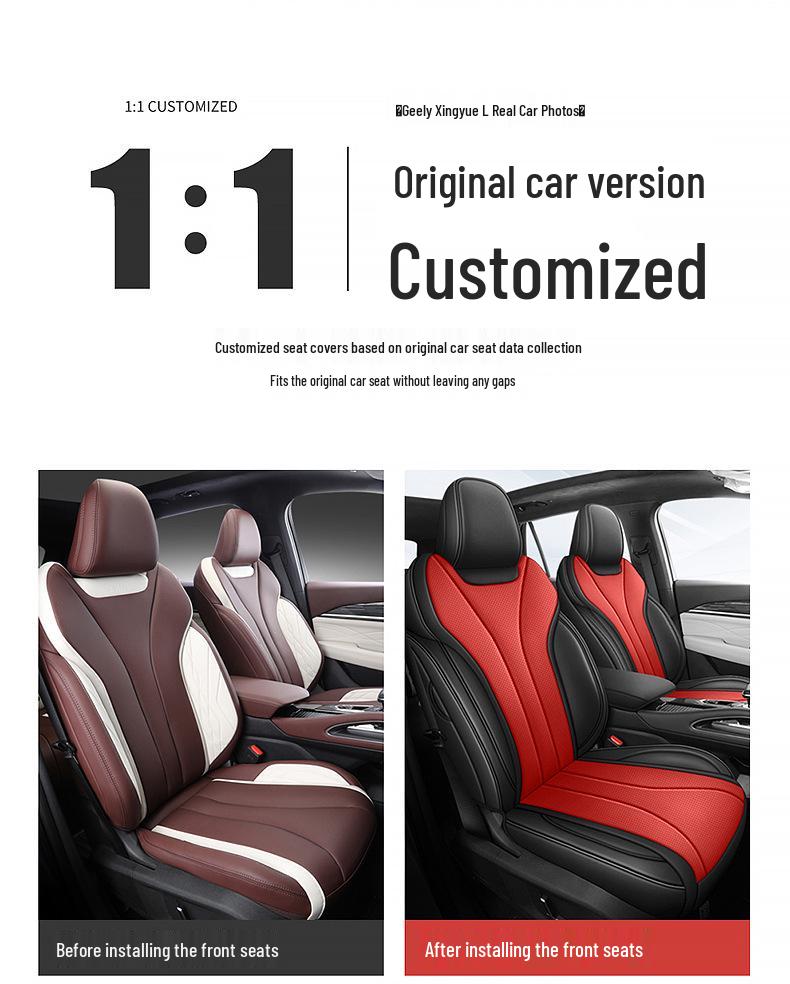 Xingyue L Universal Full Surround Leather Car Seat Cover - Four Seasons Suitable