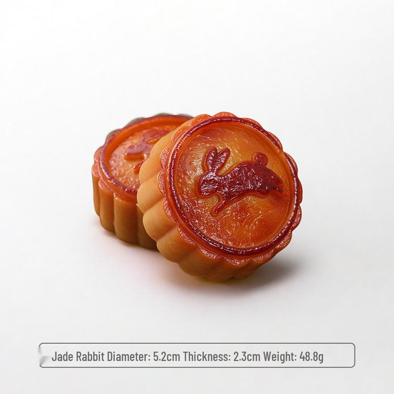 Red Bean Mooncake Simulation Toy - Children's Role-Play & Mid-Autumn Festival Decoration