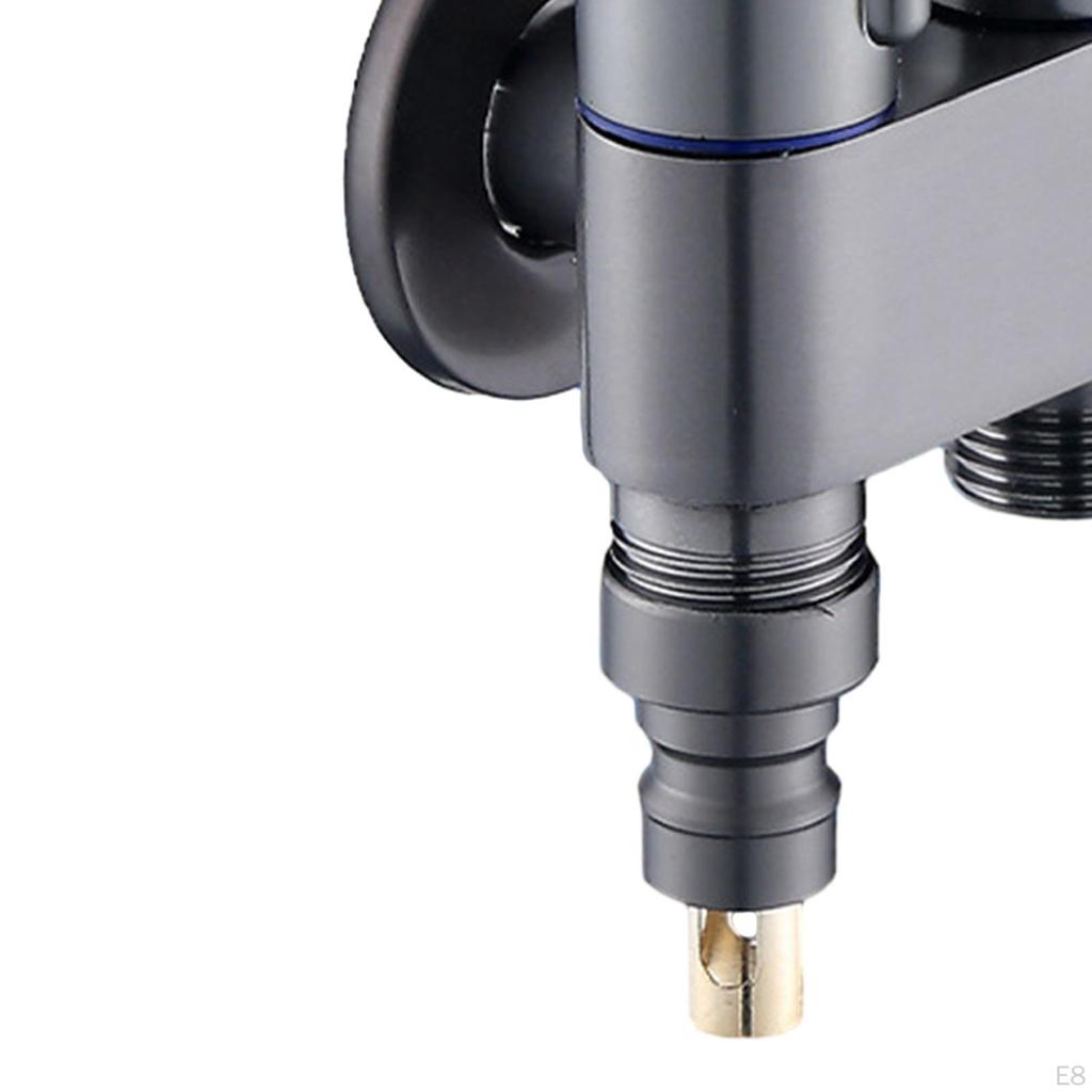 Кран из нержавеющей стали для стиральной машины с простой установкой