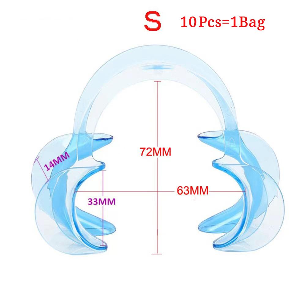 10 шт. стоматологический открыватель рта C-образной формы, автоклавируемый, устойчивый к дезинфекции, одноразовый внутриротовой открыватель для щек и губ, инструмент стоматолога