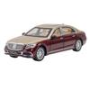 1/24 Модель игрушечного автомобиля Maybach AMG S600, Литой металлический миниатюрный, Инерционный, Со звуком и светом, Коллекционный, Свободный ход, Подарок для мальчика