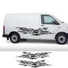 Автомобильные наклейки для Volkswagen VW Transporter Caravelle T3 T4 T 5 6 Автодом Полосы Графика Виниловая наклейка Аксессуары для тюнинга авто