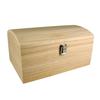 Wooden Chest with Domed Lid B 30 X 20 X 15 Cm