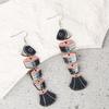 5Pairs Hook Piercing Salmon Fish Earrings Multi Segment Beach Drop Earrings  Girls