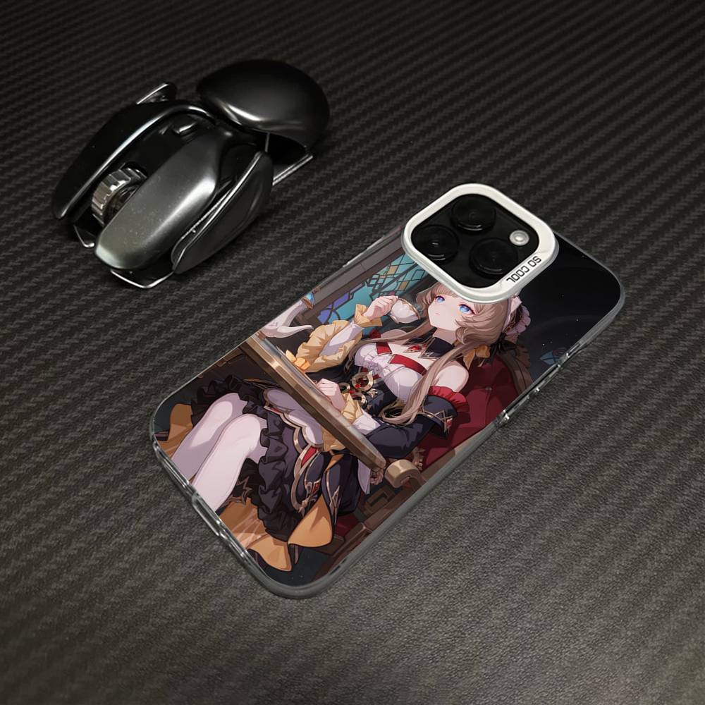 Чехол для телефона Genshin Impact Sandrone Для iPhone 17 Air 16 15 14 13 12 11 Pro Max Цветной Жесткий Чехол