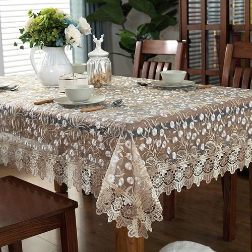 Кружевная бытовая китайская винно-красная скатерть минималистичная квадратная скатерть кофейного цвета ткань для обеденного стола круглая скатерть