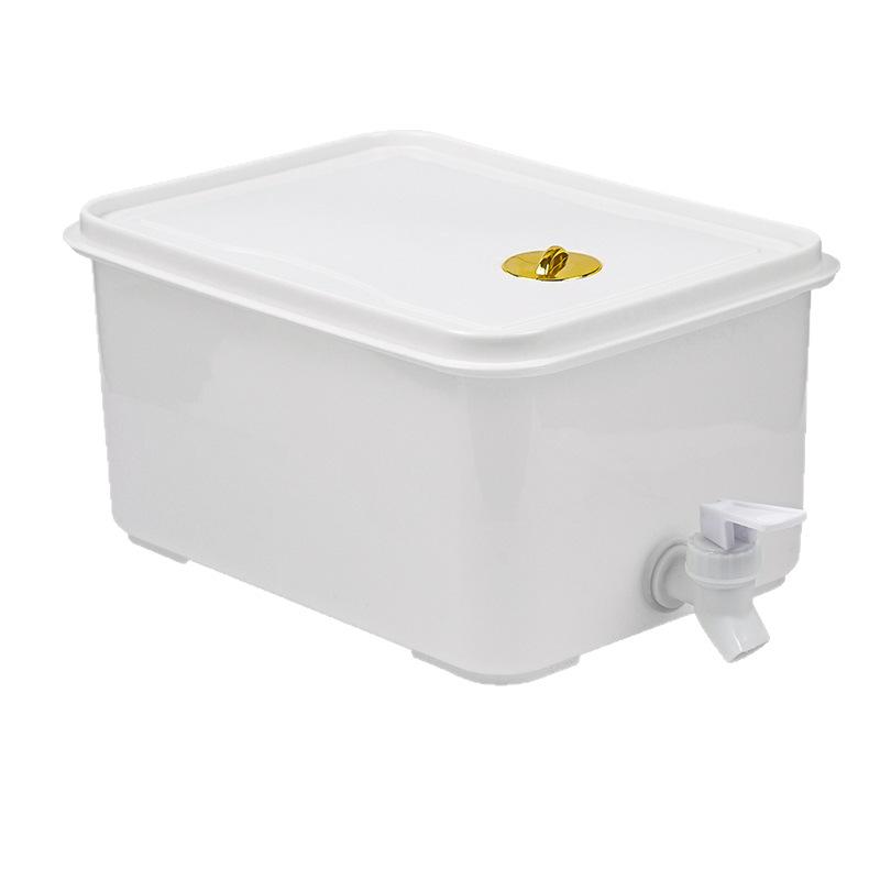 Refrigerator cold kettle 5L summer cold drink fruit tea iced cold water bucket large capacity with faucet outdoor picnic cold water