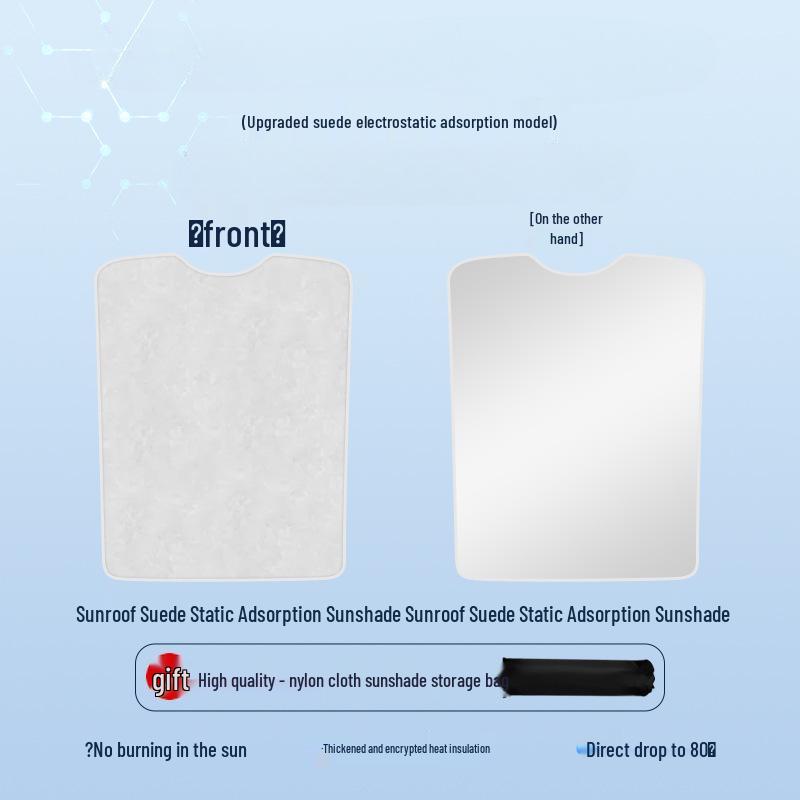 Совместим с Xiaomi SU7 Pro/Max/YU7 Силиконовый солнцезащитный козырек: Теплоизоляция и защита от солнца Статический навес.