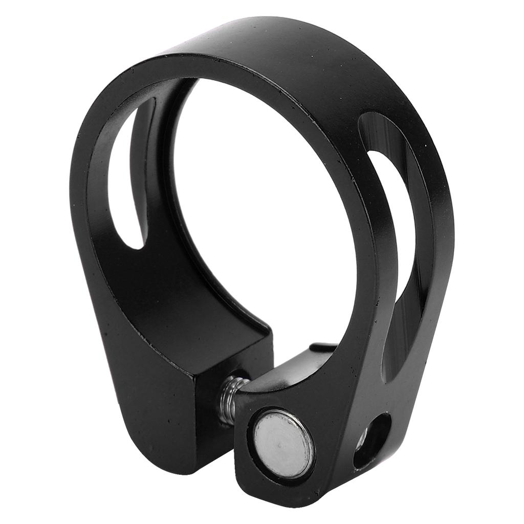 31.8mm Bike Seat Post Clamp Tube Clip Aluminium Alloy Bicycle Quick Release Seatpost CollarBlack